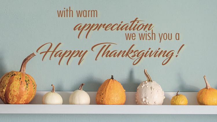 Wishing everyone a heathy and Happy Thanksgiving! If you are braving the stores for…