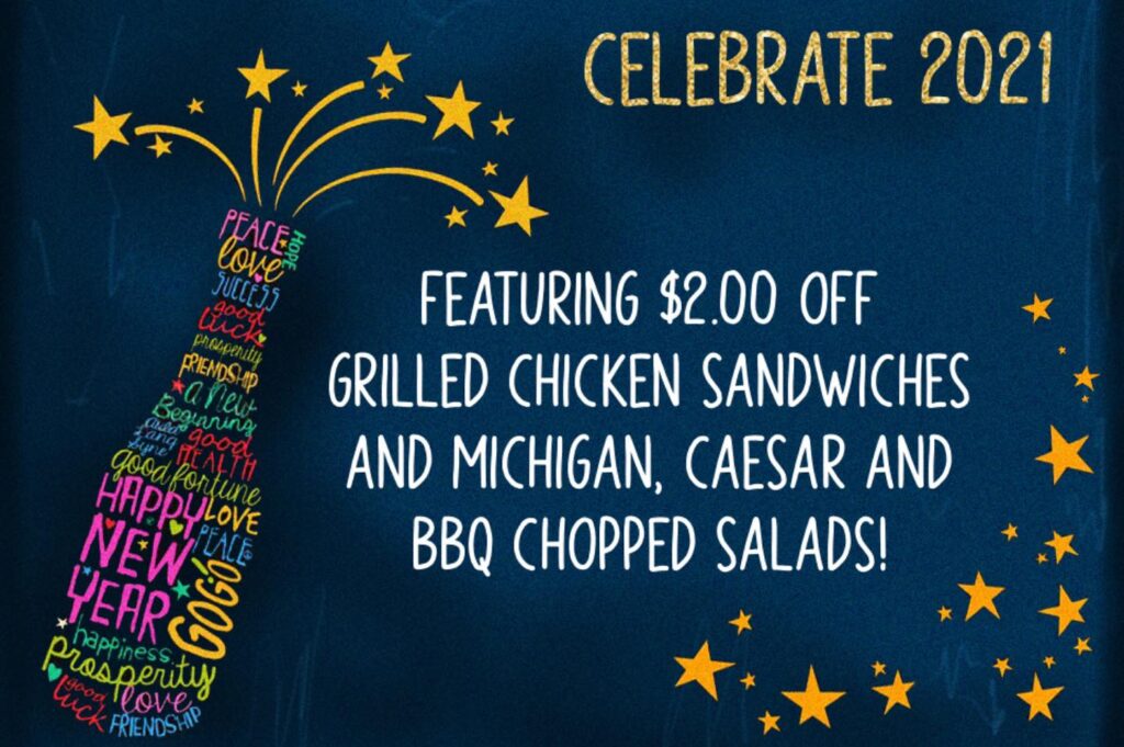 Start the new year out with one of our features!! $ off Grilled Chicken…