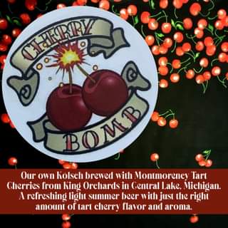 Cherry Bomb is back on tap!!