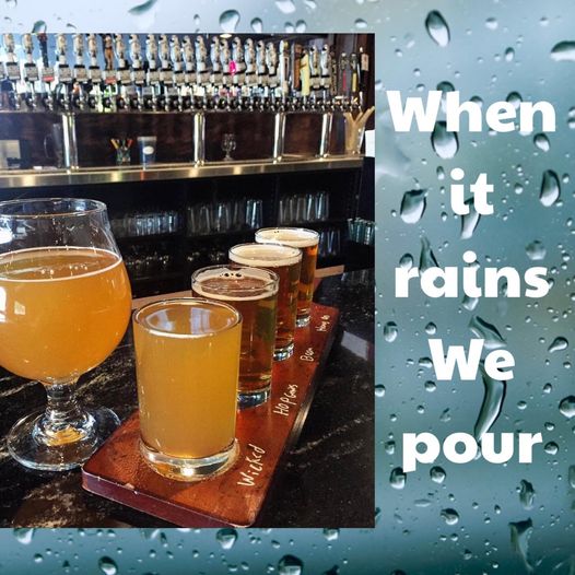 It looks like it’s going to be a rainy week!!  ☔️ Stay dry inside 🍻
