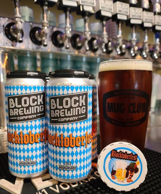 It’s Back!!!! Blocktoberfest is a German-Style Marzen coming in at 6.2% abv and