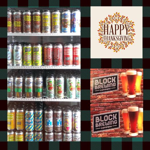 Happy Thanksgiving Eve! Stop in to get your favorite brews to go! We have cans,