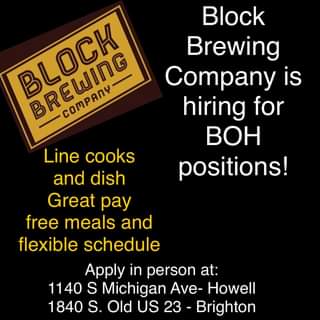 Hiring for BOH positions!